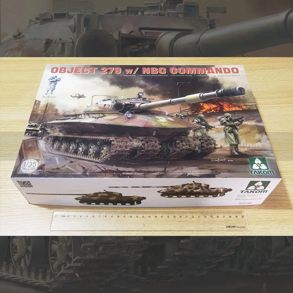 [Takom] No.2188 1/35 Object 279 w/NBC Commando (Plastic Model Kit)