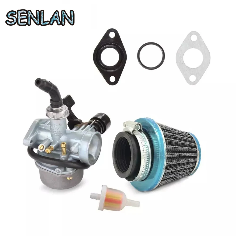 

For 50cc 70cc 80cc 90cc 110cc 125cc ATV Scooter CRF ATV PZ19 Lever Choke Carburetor With Fuel Filter And 35mm Air Filter