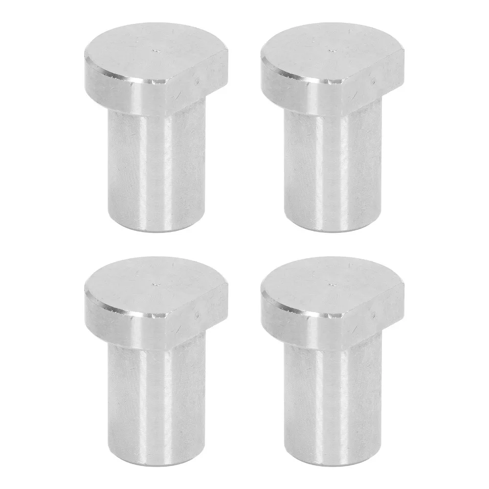 4pcs Stainless Steel Workbench Stop Dog 19mm Diameter Anti Slip Design Bench Dog Clamp Desktop Peg Brake Stop For MFT Table