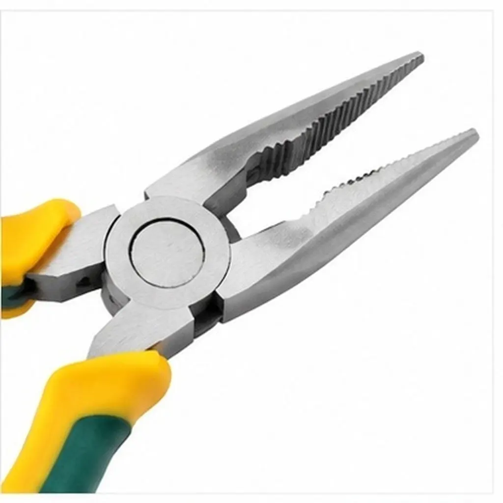 Automotive Seat Clamp Needle Nose Pliers with Hole Punch Tool for Car Seat Cover Installation Gap Filler Interior