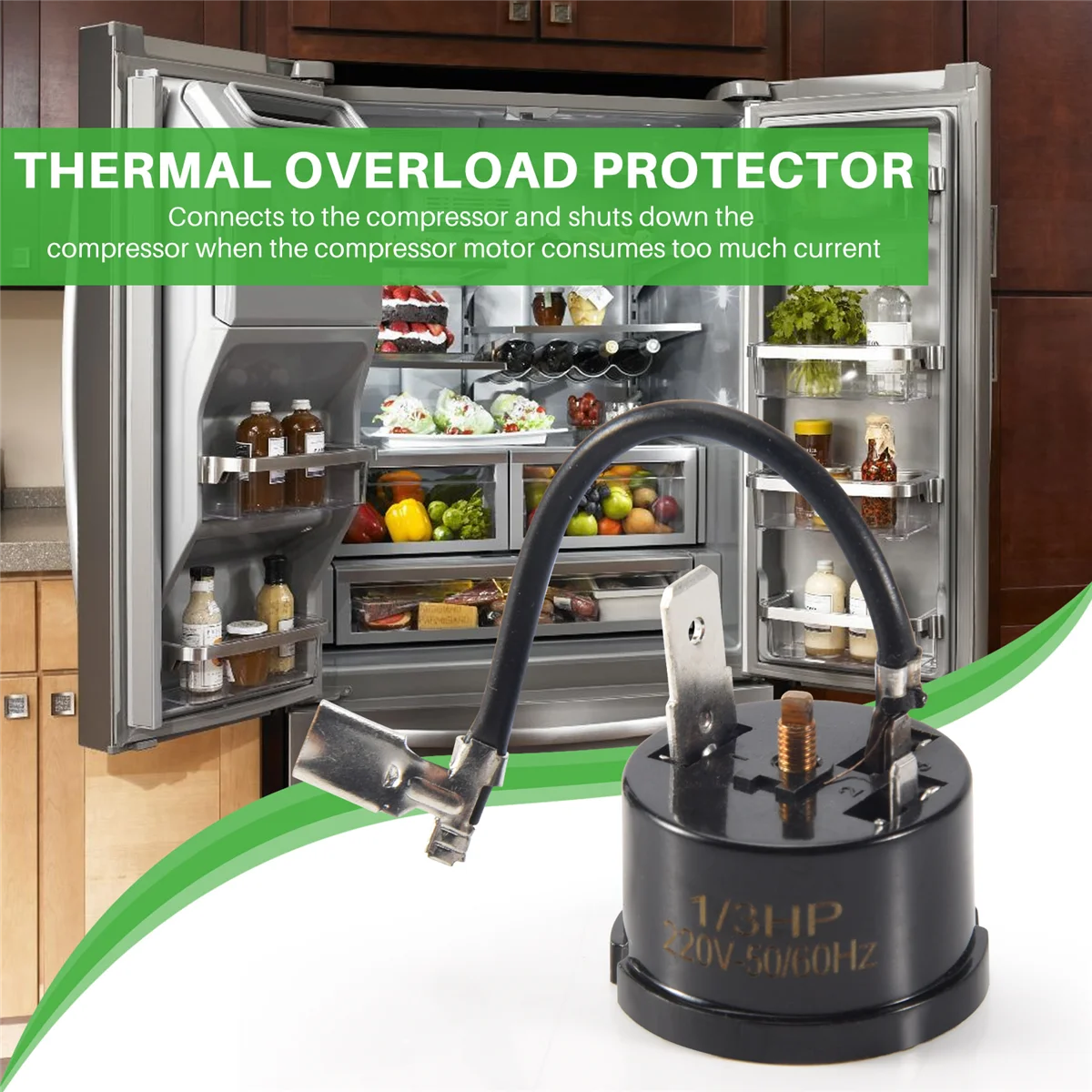 A74X Compressor Thermal Overload Protector for Hx1/3HP Refrigerator