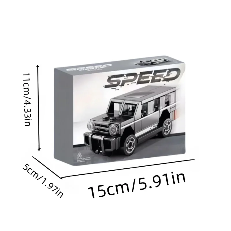 Brinquedos de bloco de construção de modelo de veículo super off-road, corpo totalmente interativo, modelo de coleção de veículos off-road, o melhor aniversário g