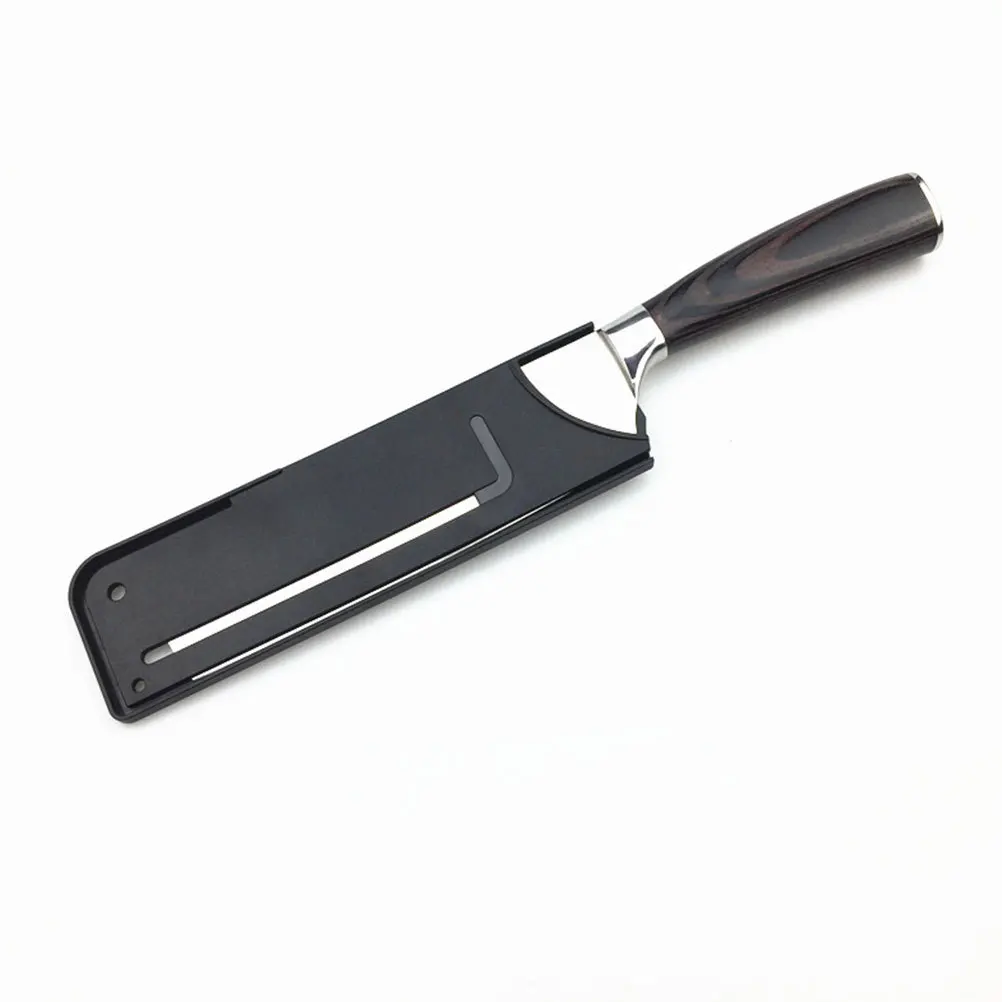 

7Pcs Plastic Cutter Cover Set Eco-Friendly Material for Home Party Banquet Knife Protection Black Plastic Cover