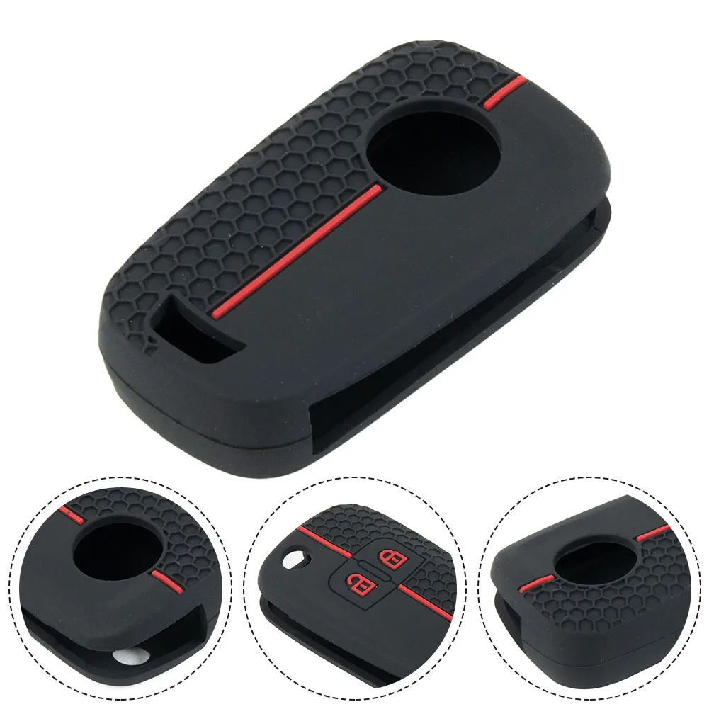 1 Set Silicone Key Case Remote Cover Shell Works Only 2 Button Key For Vauxhall Corsa Item Before Purchasing Models Keys