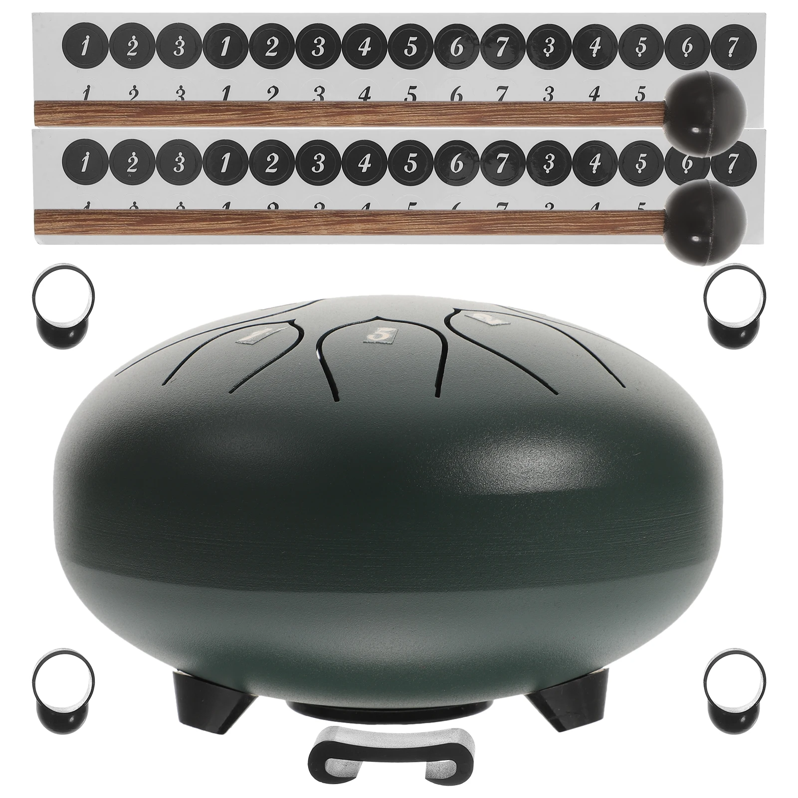 

Ethereal Drum Set Percussion Hand Instrument Steel Tongue for Kit Drums Adults Mini Portable Musical Instruments