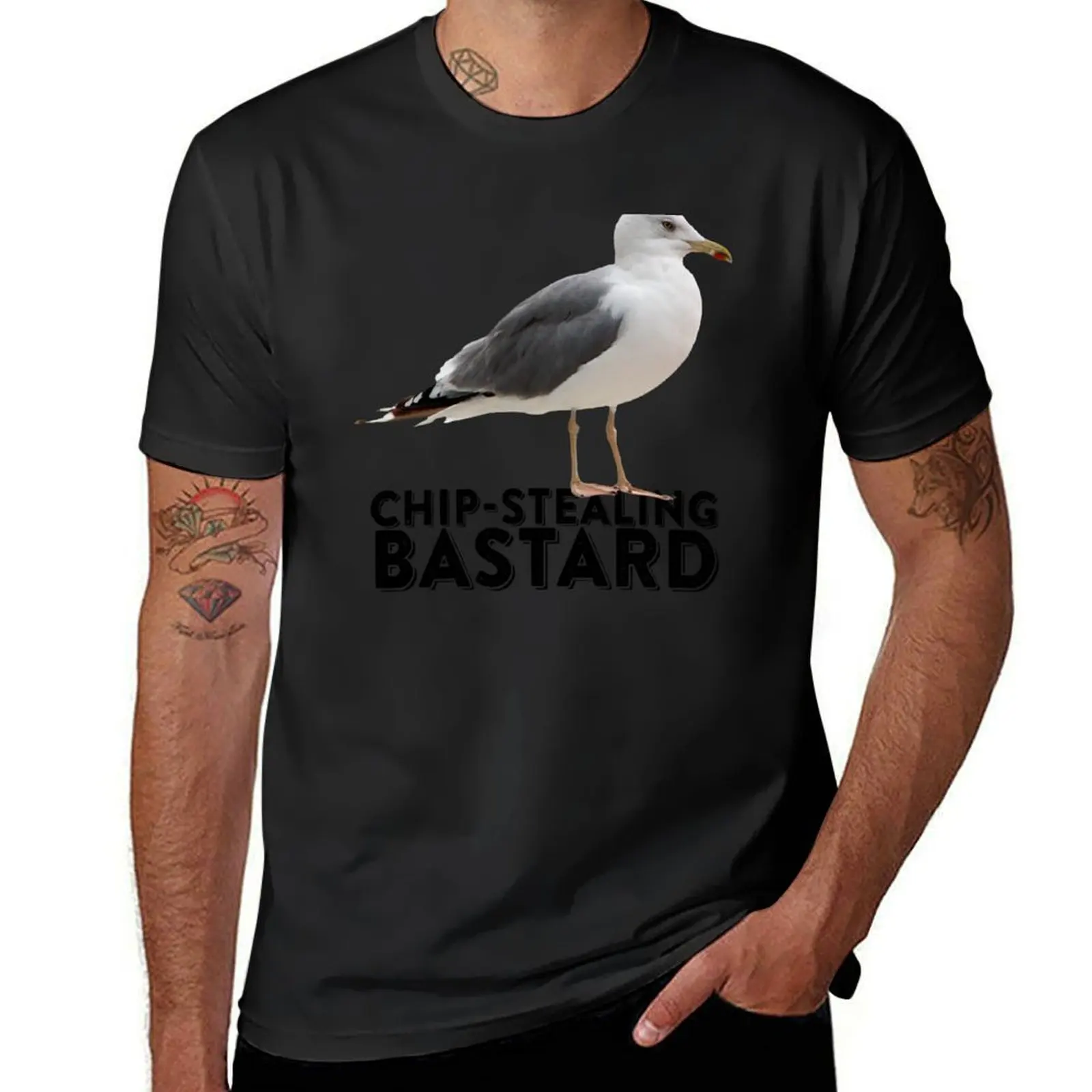 

Happy Chip Stealing Bastard T-Shirt customizeds aesthetic clothes clothes quick-drying mens graphic t-shirts pack