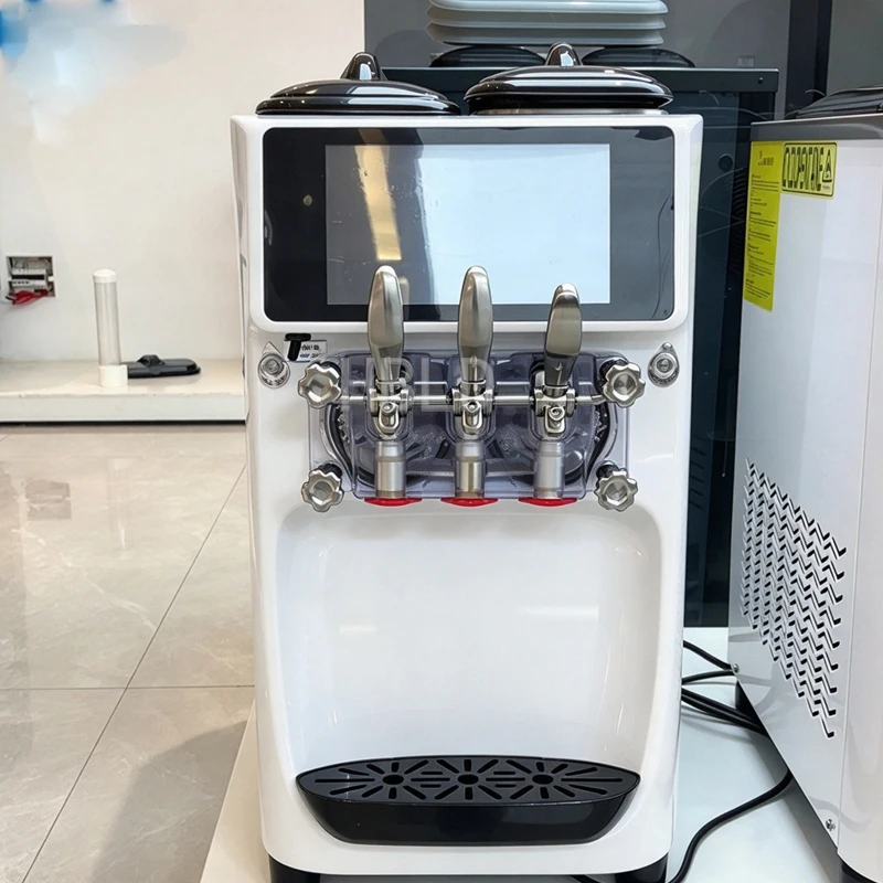 Soft Serve Frozen Yogurt Machine, Desktop Commercial Ice Cream Maker, Stable Operation Ice Cream Dispenser For Catering