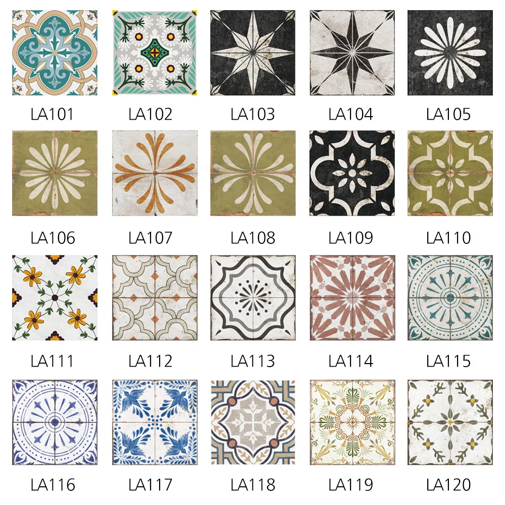 10pc mosaic tile stickers. 10/15/20cm concave and convex texture kitchen and bathroom waterproof wall stickers