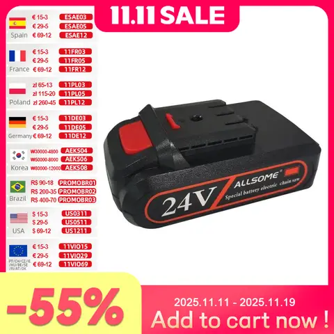 24V Battery for Electric Chainsaw Allsome