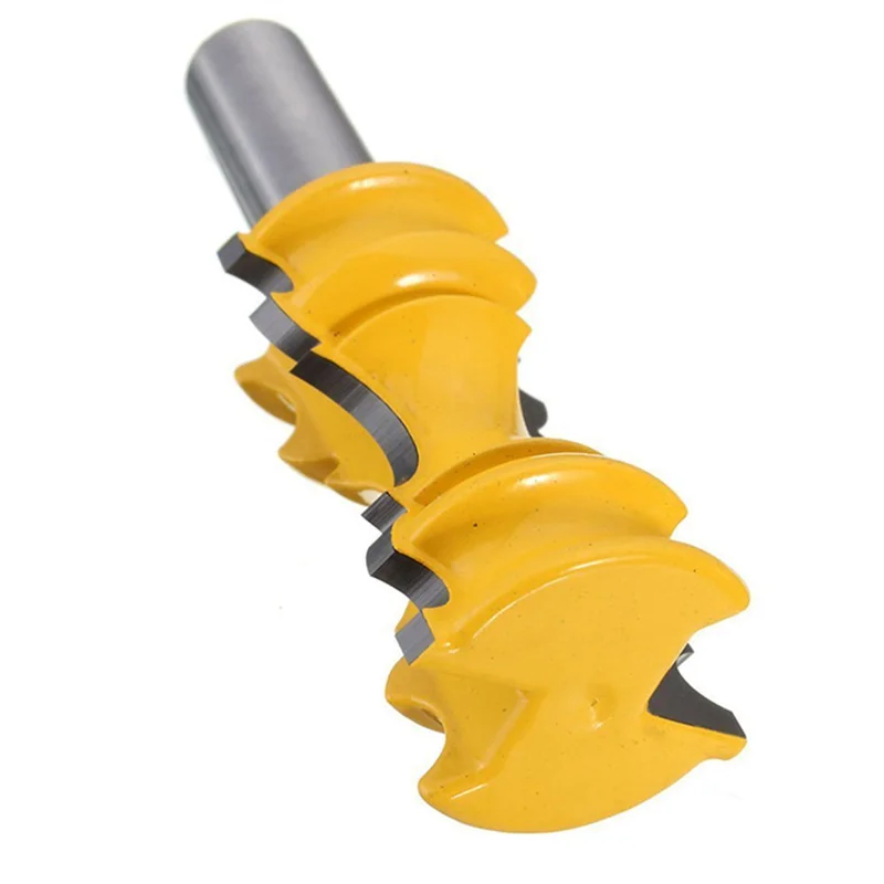 A02F-3Pcs 1/2 بوصة عرقوب تاج صب راوتر بت النجارة قاطعة المطحنة