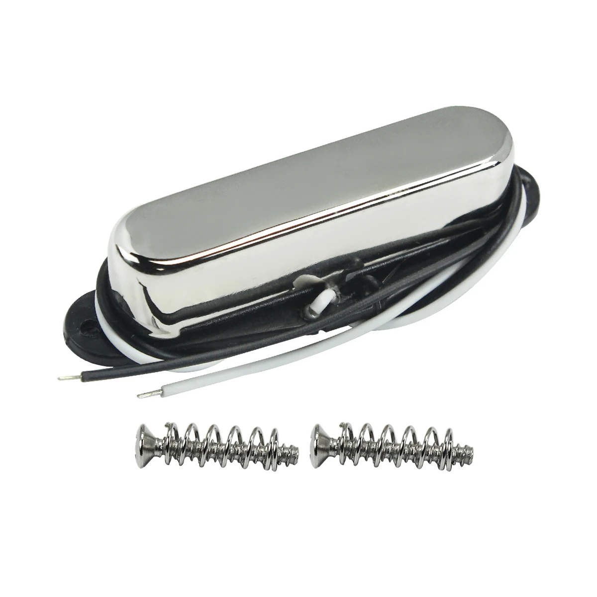 FLEOR Alnico 5 Electric Guitar Neck Pickup Single Coil Pickup Chrome for FD TL Style Guitar Parts