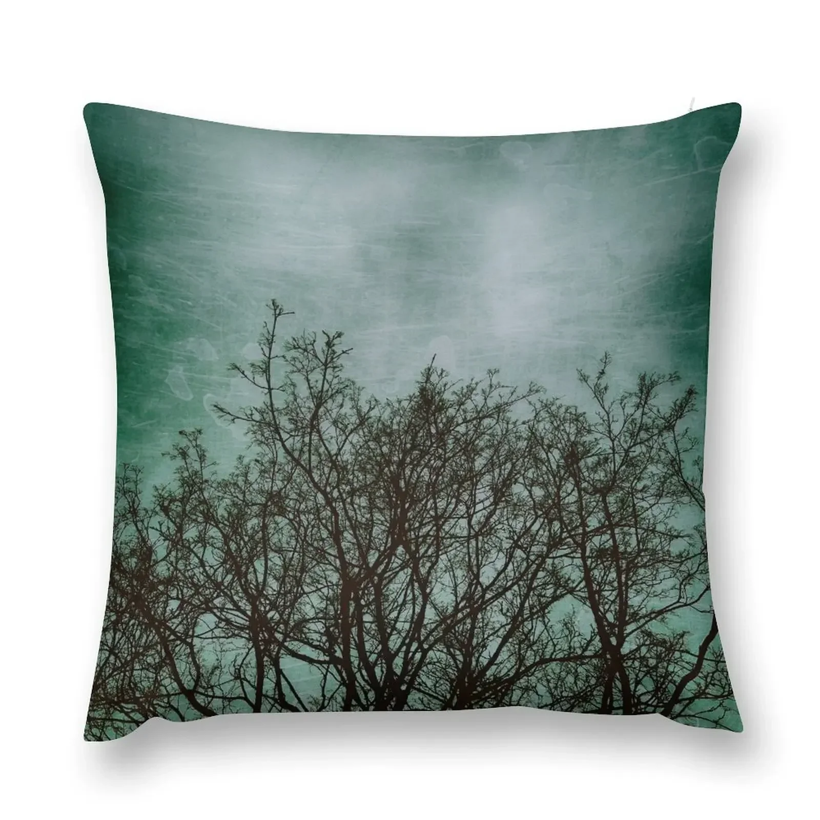 Trees Throw Pillow Plaid Sofa Custom Cushion Photo pillow