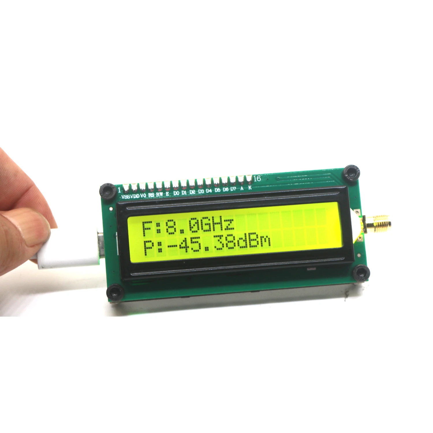 100Mhz-8Ghz AD8319 RF Power Meter 100Mhz-2.7G 24Bit ADC USB Type-C VOOR Ham Radio Versterker 868M 900M 915M 1.5G 5.8G Detector