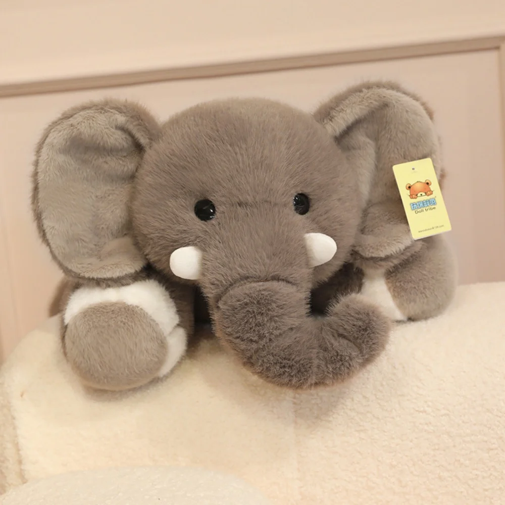 

Милая плюшевая игрушка-слонёнок, мягкая набивная кукла, подушка для сна, декор для дома, прекрасный подарок на день рождения