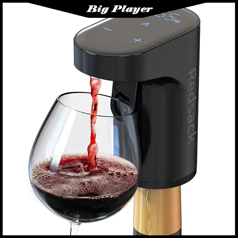 Electric Fully Automatic Wine Whiskey   Dispensing Machine Wine Faucet Bar Machine Redsack Rechargeable - Adjustable Ml