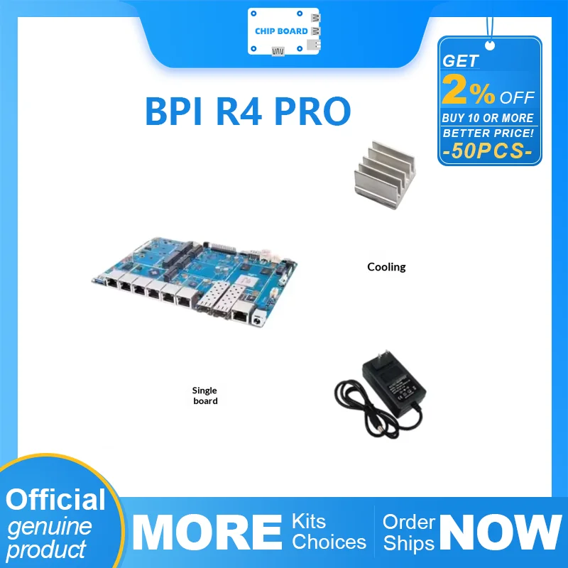 Banana Pi BPI-R4 Pro Router Board – Dual 10GbE SFP