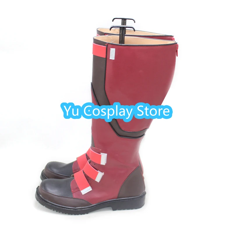 Superhero Captain Cosplay Shoes Halloween Carnival Boots Anime PU Leather Shoes Custom Made