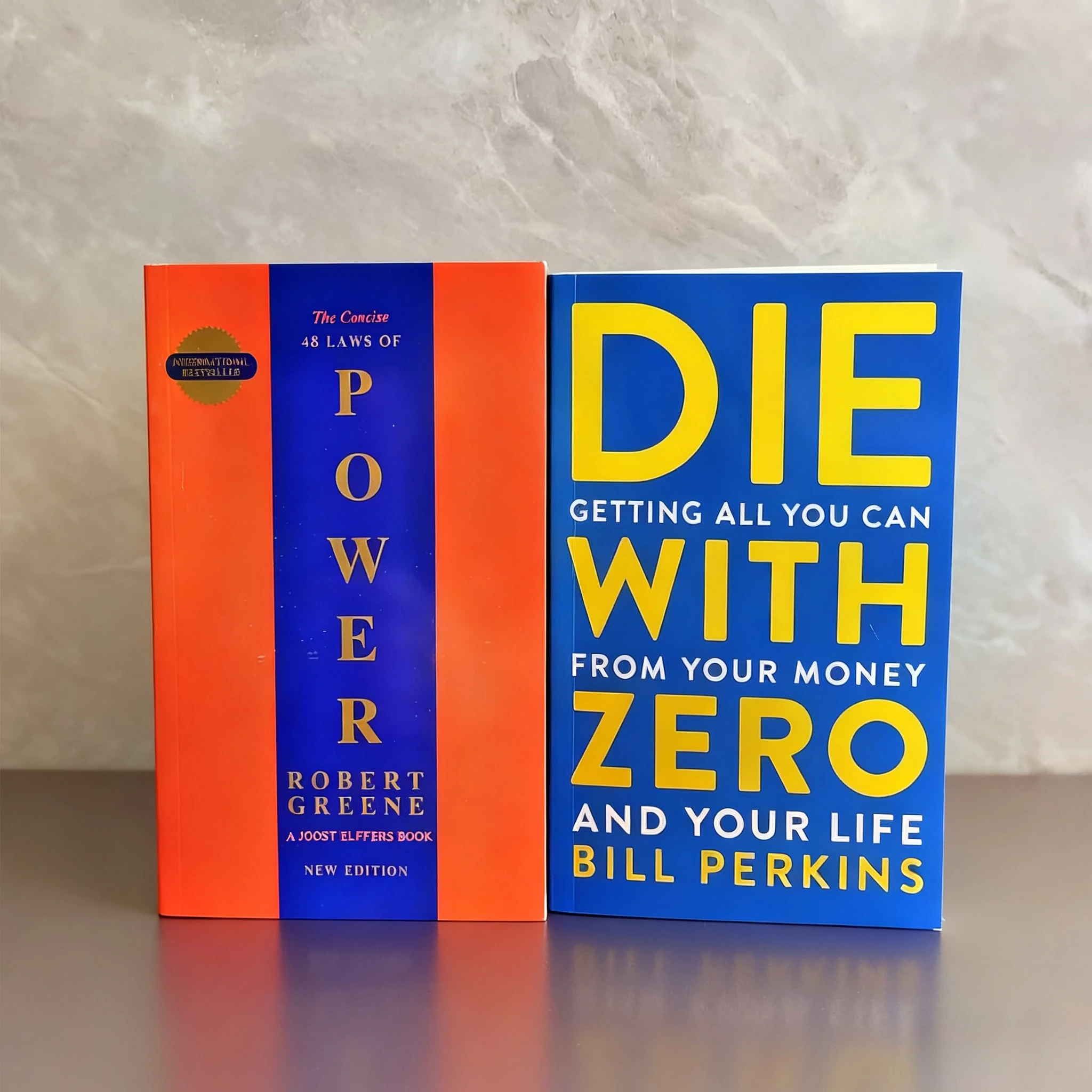 

《The Concise 48 Laws Of Power》+《Die with Zero》The core law of power game Balance the curve of life wealth and health As a gift
