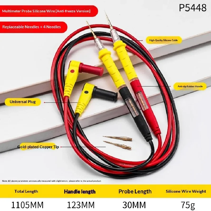 Multimeter Probe Test Leads Universal Needle Tip Multi Meter Tester Lead Probe Wire Pen Cable 2026 NEW