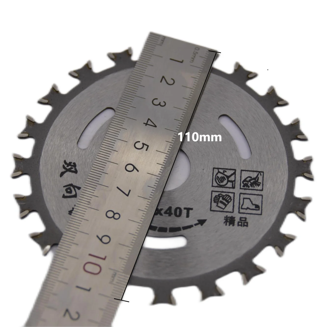 110mm 40T Double Side Tipped TCT Circular Saw Blade Woodworking Cutting Disc 4