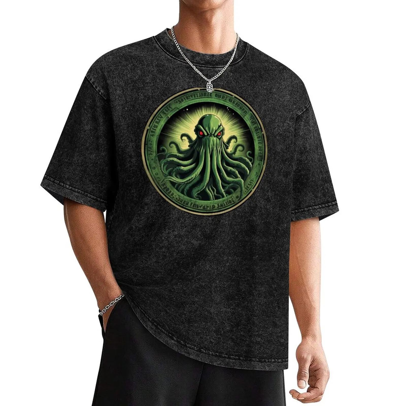 

Totem of Cthulu T-Shirt man t shirt cute tops outfits for men