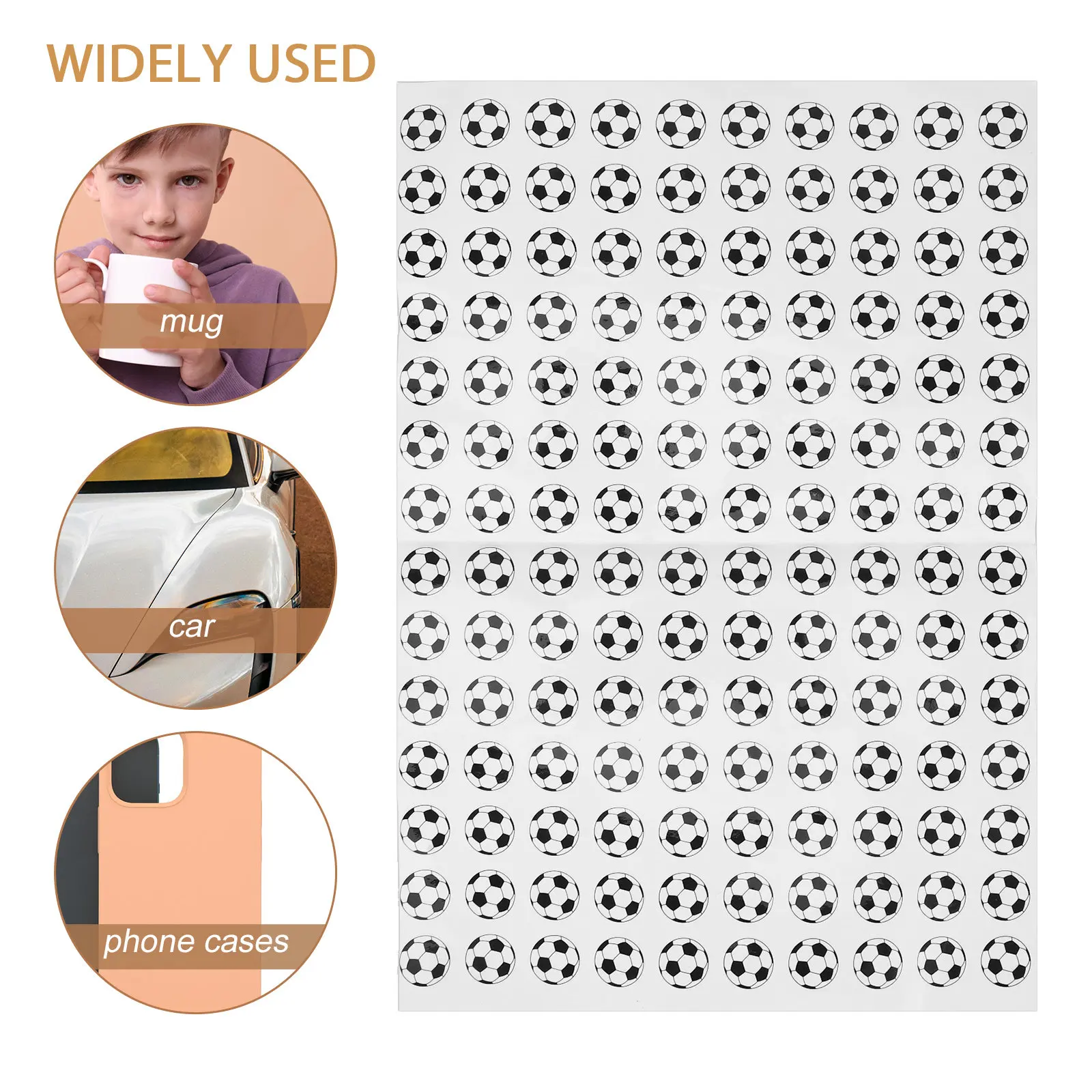 Soccer Stickers 280pcs – Self-Adhesive Football Theme Labels for Gifts, Laptops, Scrapbooks & Party Decor