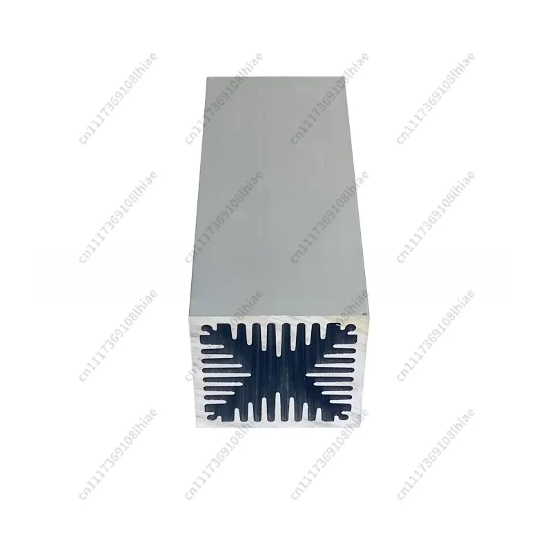 Triode Heat Sink Wind Tunnel Heat Dissipation Customization High-power Air-cooled Radiator Profile 40 * 40 * 100 Electronic