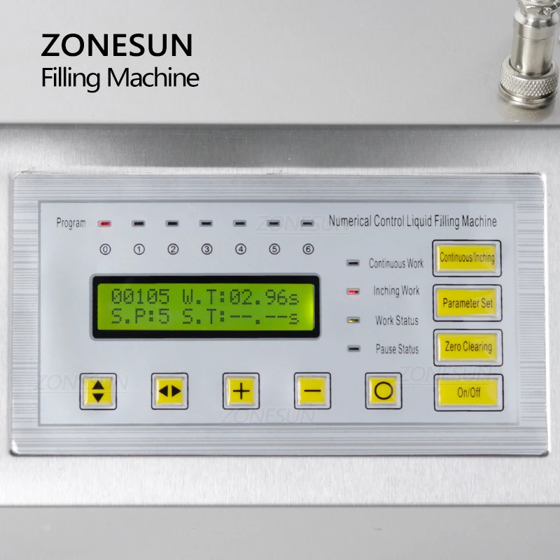 ZONESUN Tabletop Automatic Low Viscosity Liquid Filling Machine Juice Water Bottles Filler With Conveyor Belt