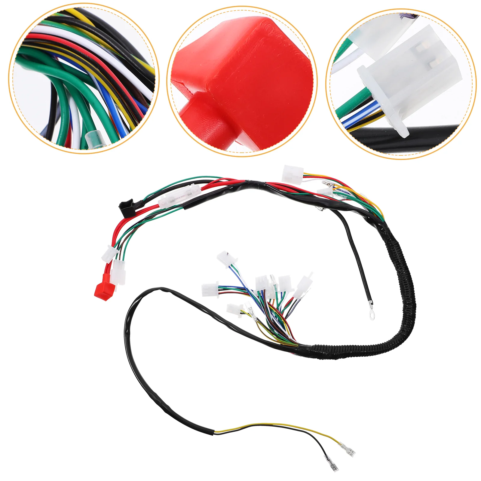 

Motorcycle Accessories Accessory Wire Harness for Atv Replace Wiring Kit Parts Plastic Coil
