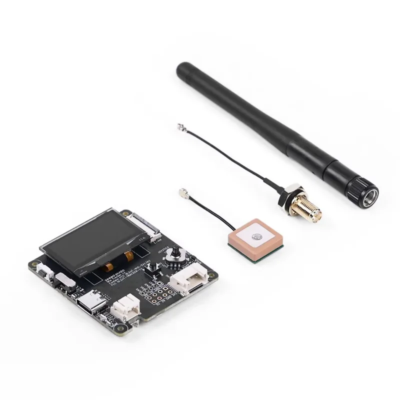 

-A90P GPS-трекер Wio Tracker L1 с OLED-дисплеем Металастичный узел малой мощности Lora Wio-SX1262 862-930 МГц NRF52840 L76K