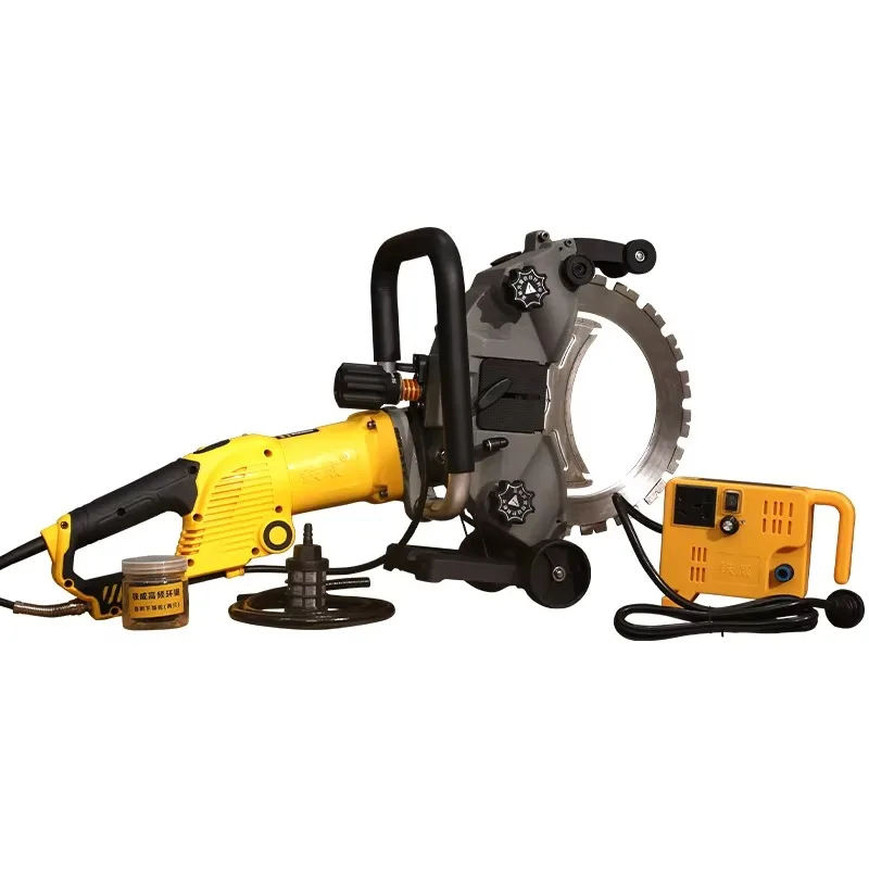 

【Popular】【Popular】Industrial High-Frequency Ring Saw Stone Cutting Machine Multifunctional Brushless Concrete Wall Cutter Electr