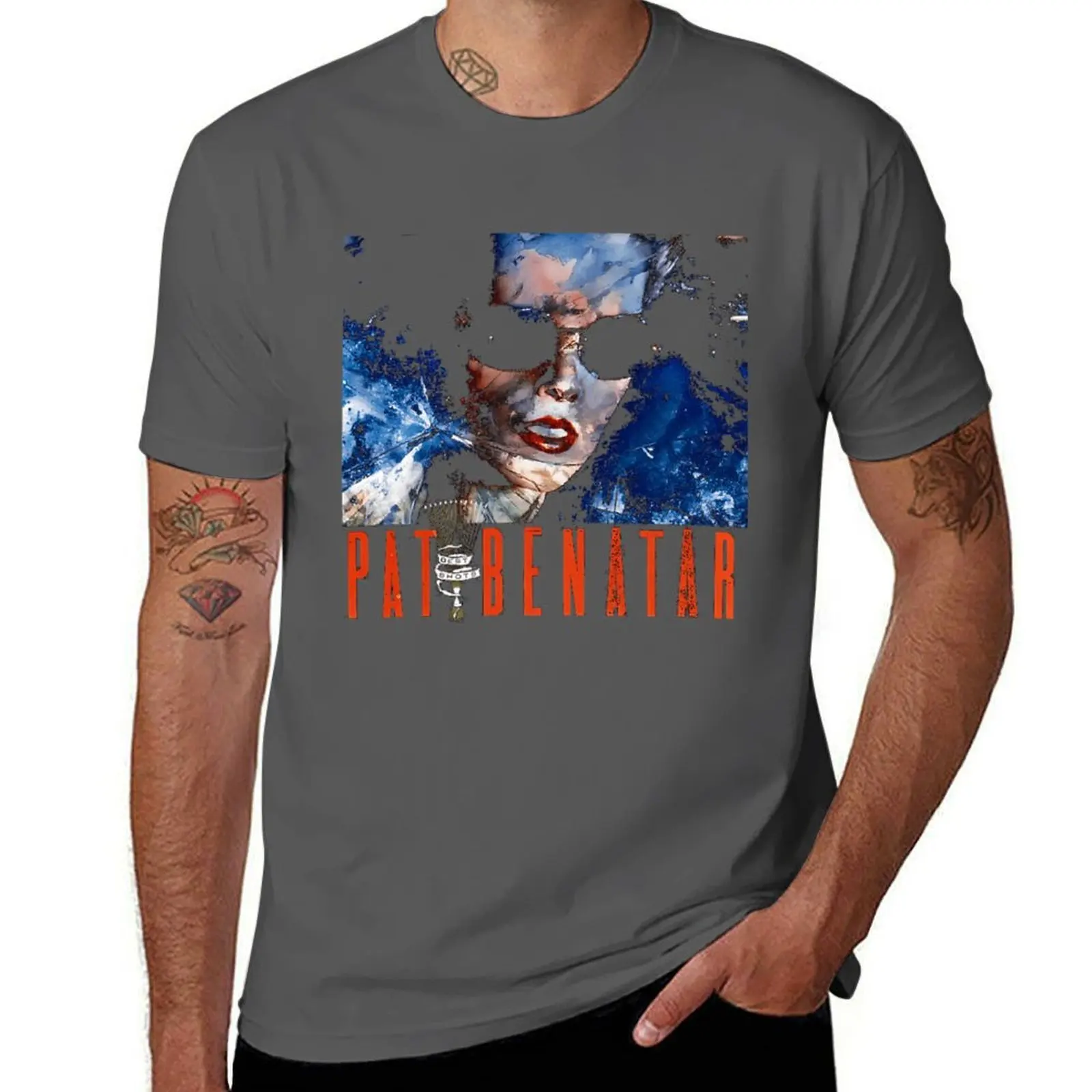 

PAT BENATAR T-Shirt Casual Basic Street Style T-Shirt