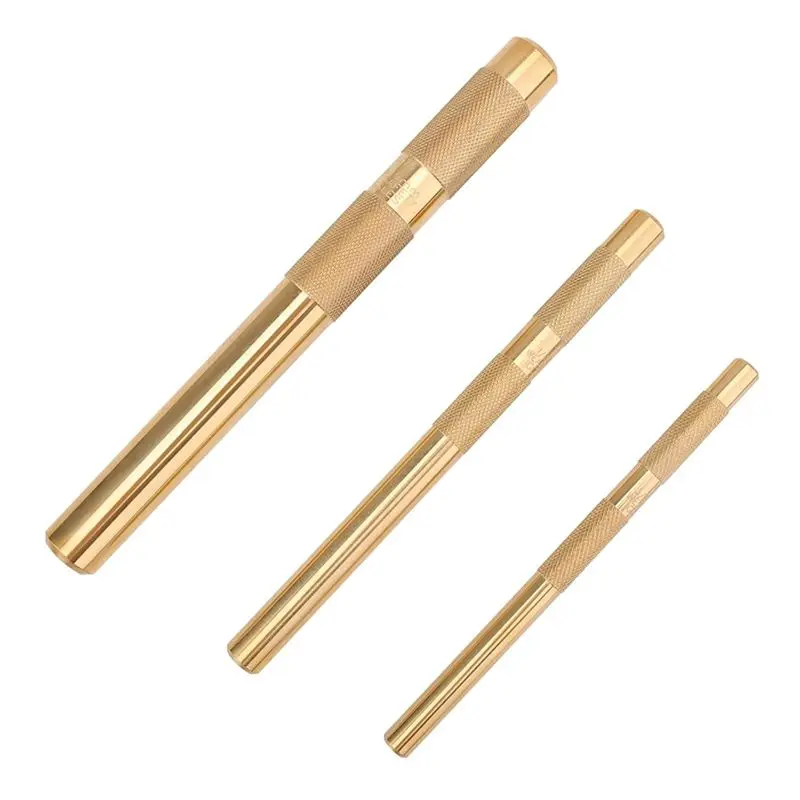 

1 Apr.Brass Drift Punch Set, 25075 25076 25077 Brass Punches