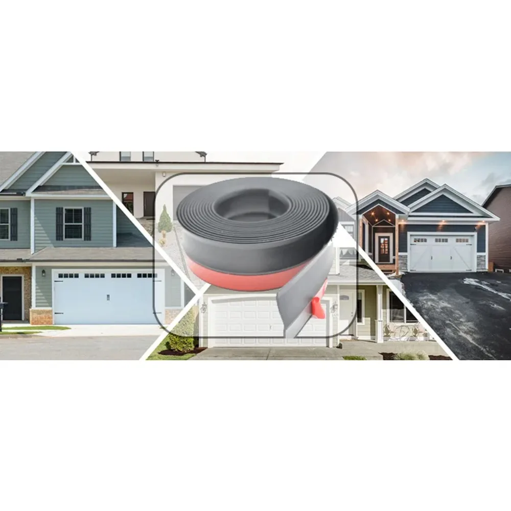 Segel Pintu Garasi, Kusen Pintu, Strip Karet Pintu Rana Rol, Sisi Atas Berperekat, Strip Karet Tahan Cuaca