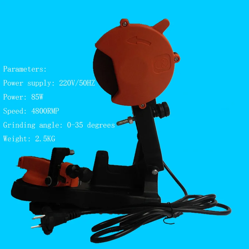 Electric Chain Grinder Machine ES002A Chain Saw Chain Grinding Tool Electromechanical Gasoline Chain Saw Grinding Machine 220V