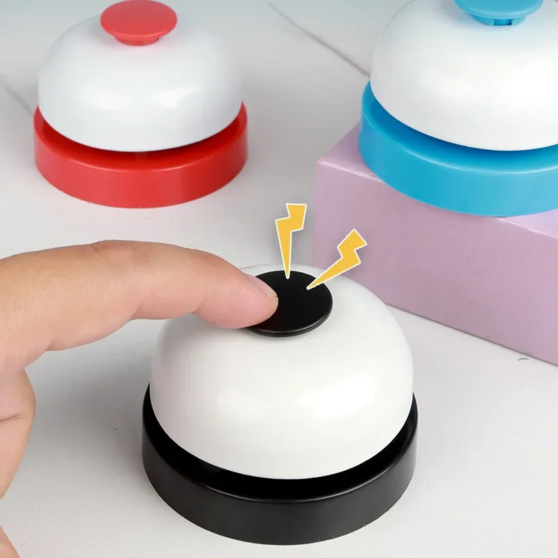 Desk Bell Sets Board Game Rush To Answer Interactive Thinking Training Toys with Answering Bell Christmas Hand Pressing Bell