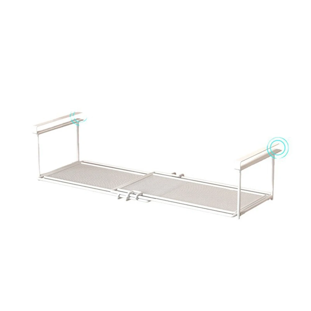 

Easily Organize Your Essentials with the Adjustable Under Shelf Storage Solution Ranging From Thirty To Sixty Centimeters