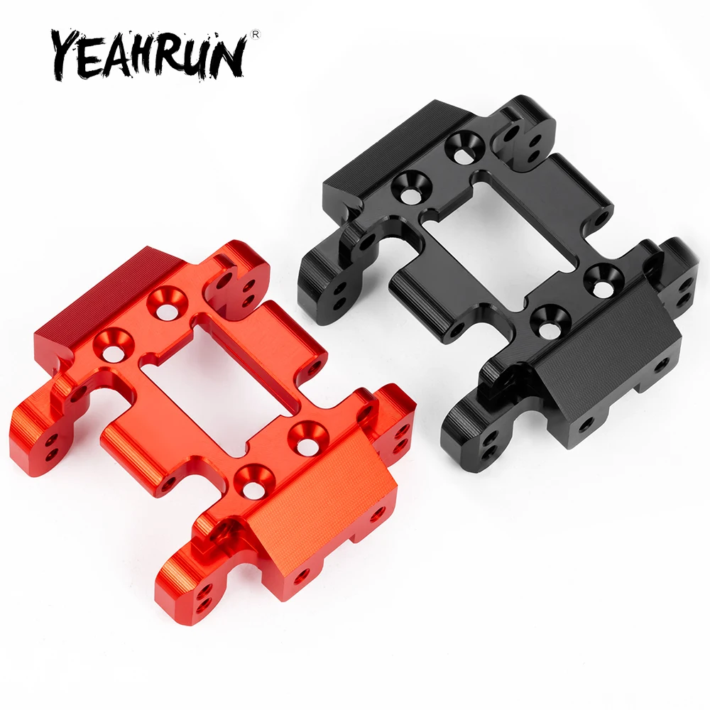 YEAHRUN Aluminum Alloy Gearbox Chassis Protection Skid Plate for Redcat Ascent 1/18 Crawler Car Upgrade Parts