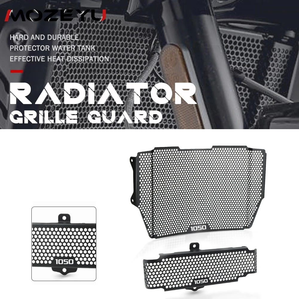 

For Speed Triple 1050 S / RS 2016 2017 2018 2019 2020 Motorcycle Radiator Tank Grille Grill Oil Cooler Guard Protection Cover