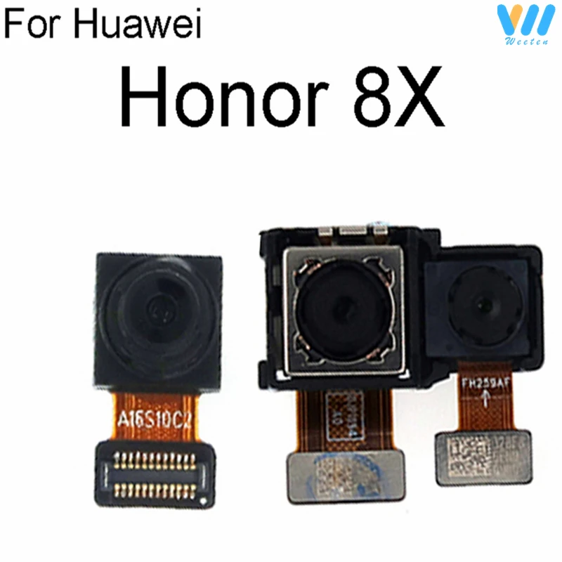 For Huawei Honor 8 8X 8C 8A 8Pro 8X-MAX Front Rear Camera Back Big Front Facing Small Camera Flex Ribbon Cable Replacement Parts