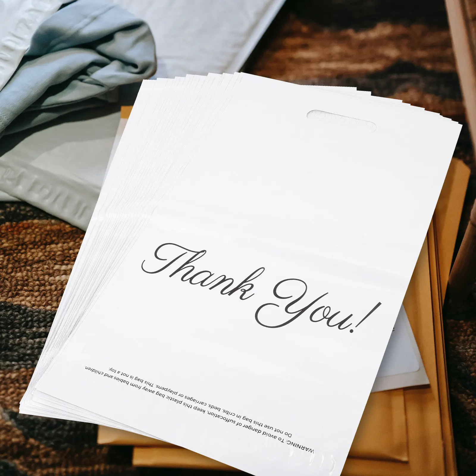 

20 шт. прочных пакетов для доставки одежды, утолщенные полиэтиленовые почтовые пакеты, водонепроницаемые герметичные упаковочные пакеты для юбок и длинной одежды