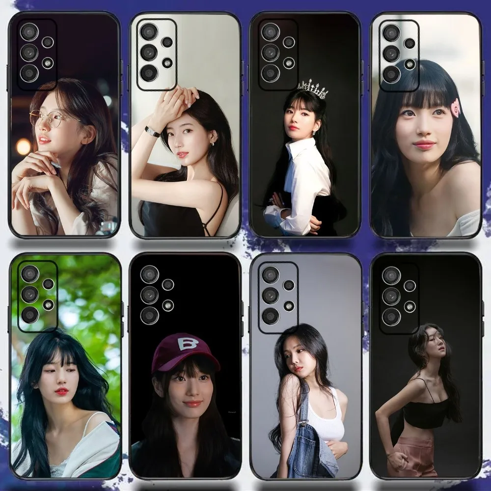 Bae S-Suzy actor Phone Case For Samsung S24,S21,S22,S23,S30,Ultra,S20,Plus,Fe,Lite,Note,10,9,5G Black Soft Cover