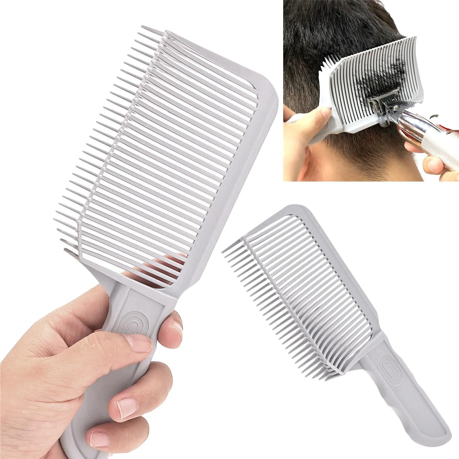 Scissor Clipper Over Comb Hair Cutting Tool, Barber Hair cutting kit - DIY Home Hair cutting Guide Comb Set, A Haircut Fade Comb