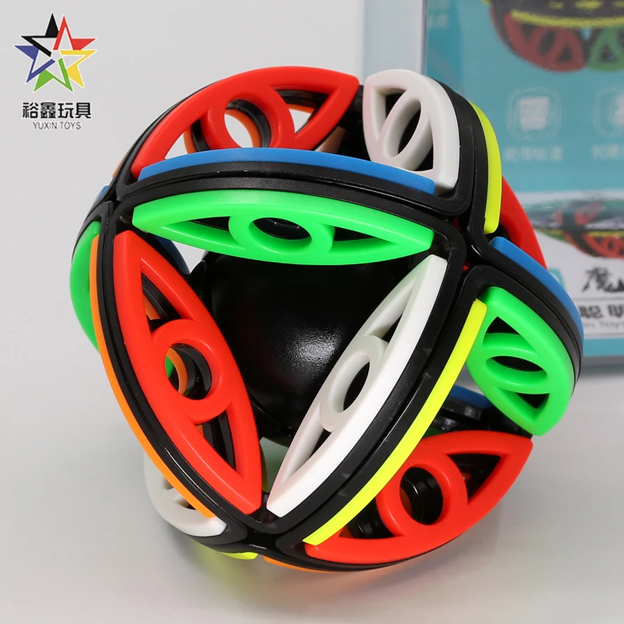 

YuXin Puzzle Cubes 2x2x2 Magic Eye Cube Stickerless Colorful Twist Wisdom Ball Professional Strange Shape Toys Magico Cubo Balls