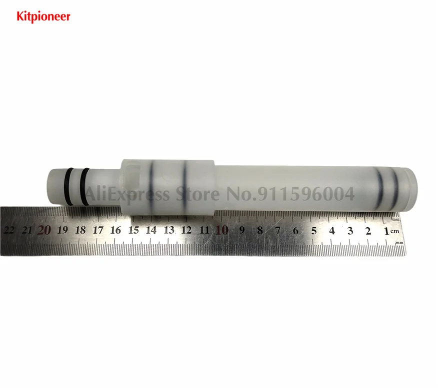 Новая воздушная трубка из двух частей с уплотнительными кольцами, аксессуар, воздушная трубка для машины мягкого мороженого BQL и Vevor, оригинальная запасная часть