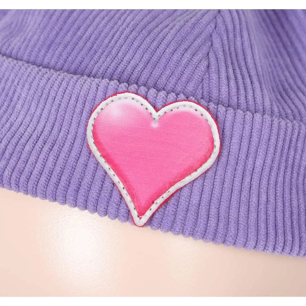 Game LoL Men Heartsteel Sett Cosplay Beanie Cap Hat Purple Beanies Headgear Disguise Headband Accessory Halloween Party Props