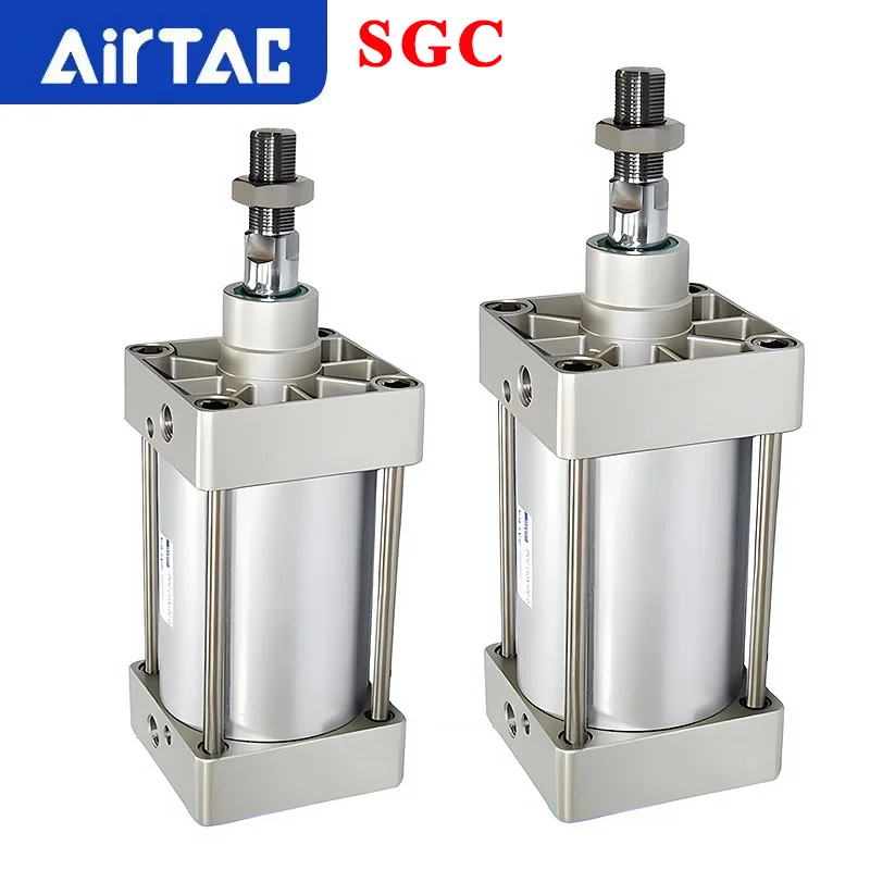 

Стандартный пневматический цилиндр AirTAC SGC с большим отверстием SGC125/160/200/250 ход 25 50 75 100 150 200 500 1000 мм Монтажные аксессуары