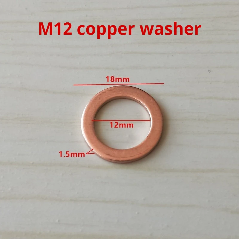 For Oil Bottom Shell Oil Drain Screw Copper Gasket Car Gasket Combination Gasket