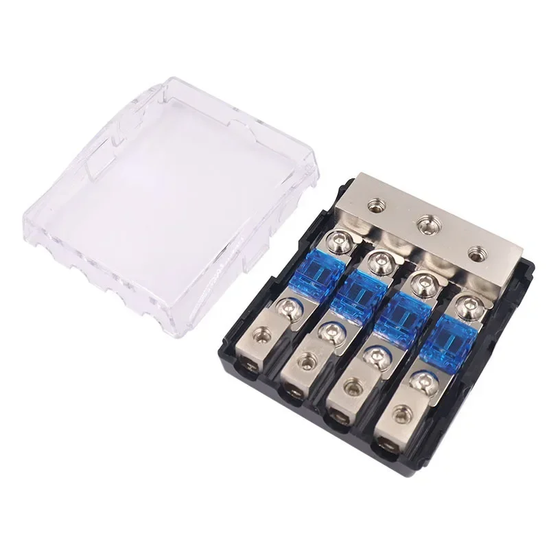 Boîtier de distribution d'alimentation pour autoradio en alliage de zinc nickelé, mini porte-fusible, porte-fusible AFS pour autoradio, boîte à fusibles