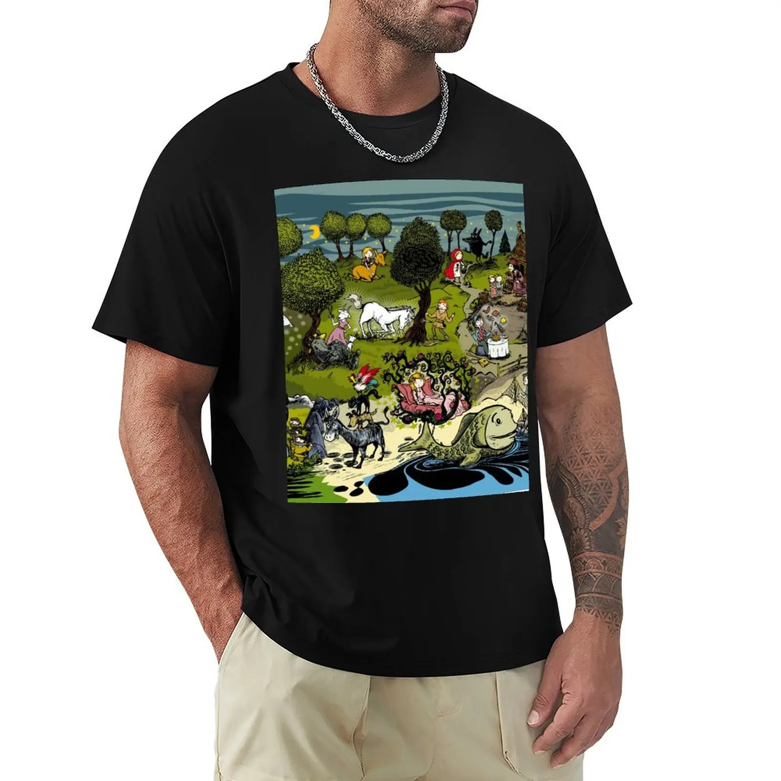 Fairy tale hidden object T-Shirt Festival Party Tee Top